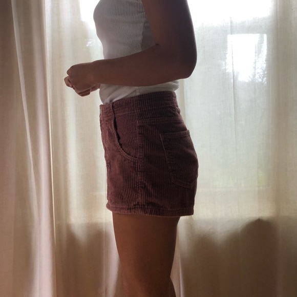 Pink Corduroy Mom Shorts Pac Sun - Picture 2 of 7